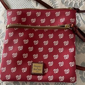Dooney & Bourke Red Logo Crossbody Bag